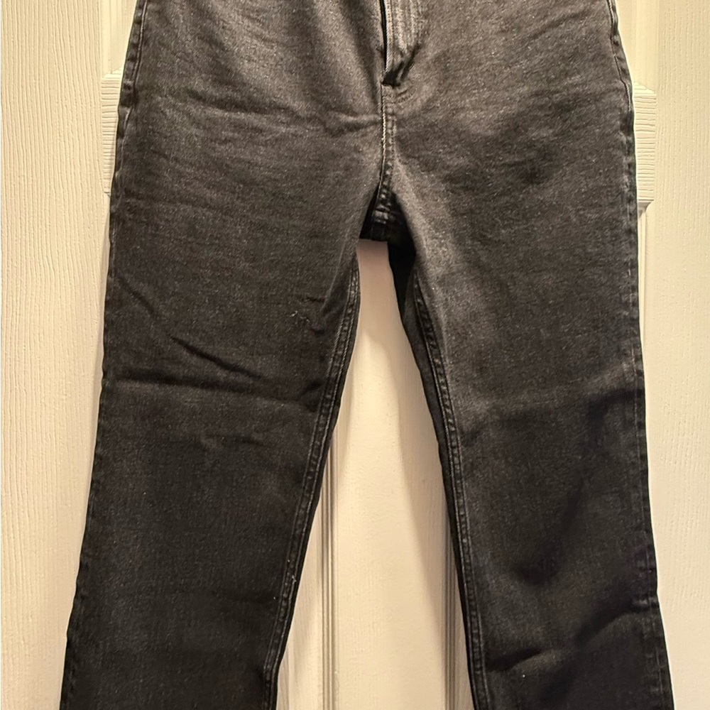 Abercrombie The Ankle Straight Curve Love Black Jeans Women Size 26/ 2S - Picture 3 of 9